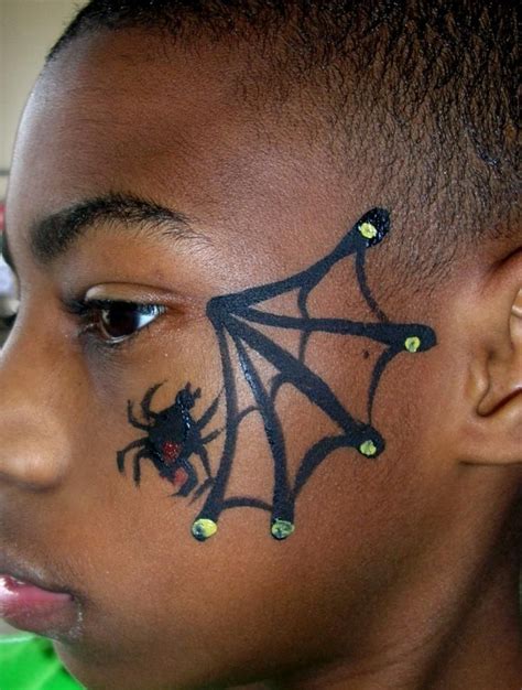 easy face paint designs for halloween|More.